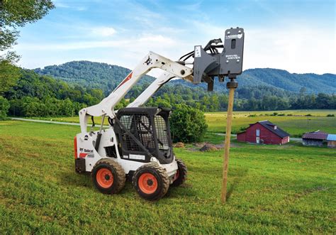 best hydraulic post driver for skid steer|vibrating post driver for skid steer.